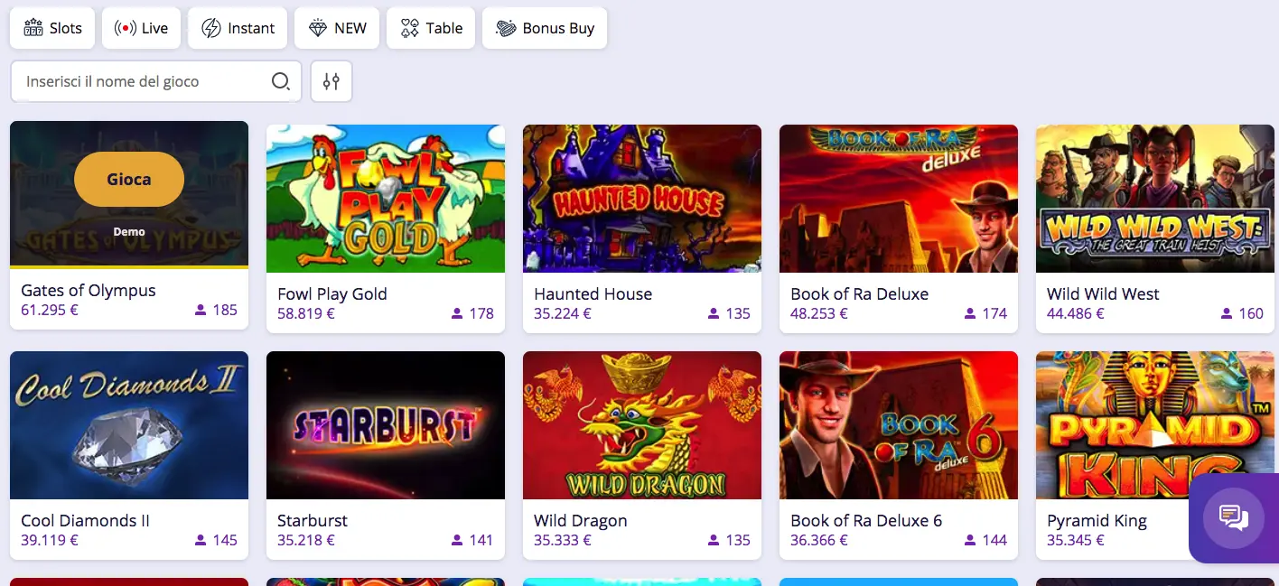 Giochi Casinò Stellare